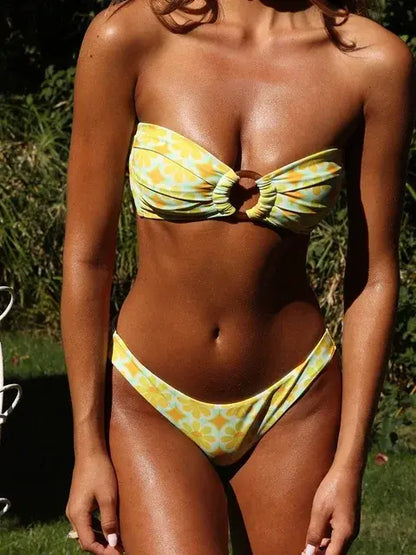 Sexy Floral Bikinis für Frauen
