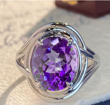 Amethyst-Modering für Frauen