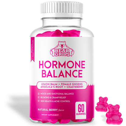 Hormonausgleich für Frauen - PMS-Linderungsgummis und Blähungenlinderung für Frauen Balance Complex - All-in-One Wechseljahresergänzungen für natürliche Unterstützung bei Krämpfen